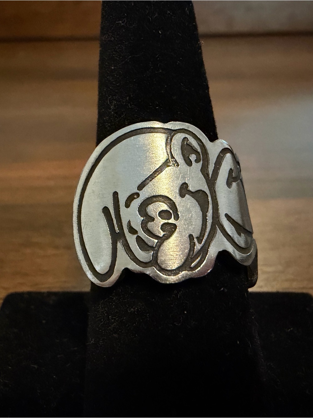 Smurf Spoon Ring Size 8